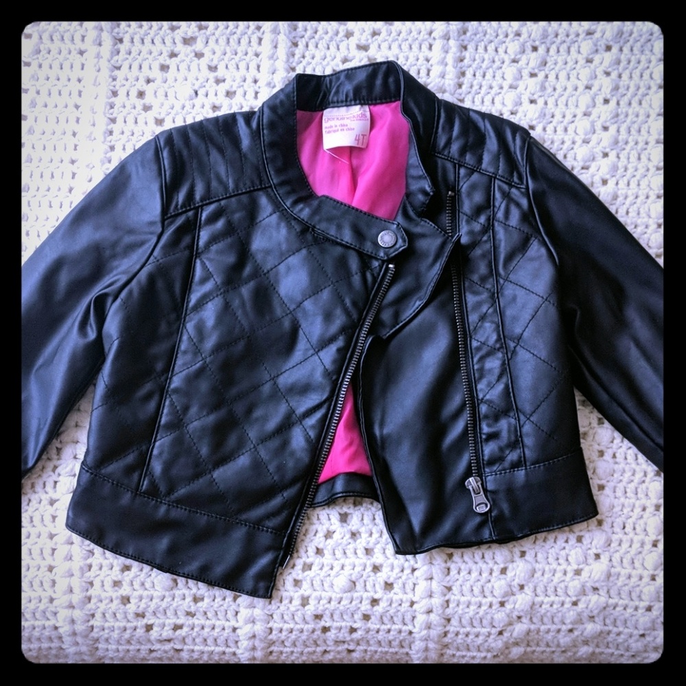 Girls pleather jacket